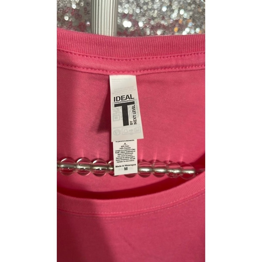 Next Level SheEO Graphic Tee Women M Pink Good Short Sleeve Entrepreneur Shirt - Picture 3 of 4